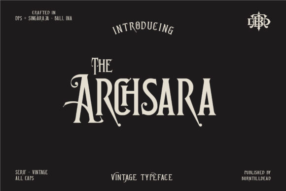 Achsara: The Bold Blackletter Font for Fearless Design