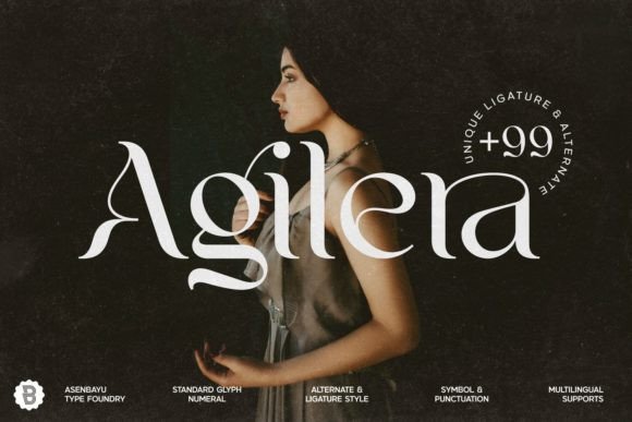 Agilera: The Elegant Ligature Font for Modern Branding