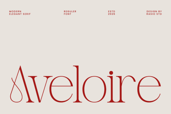 Aveloire: The Modern Serif for Elegant Branding