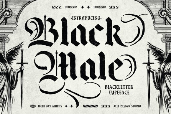 Black Male: Merging Gothic Tradition with Stencil Edge