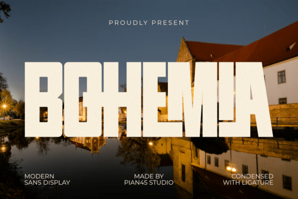 Bohemia: Crafting Modern Luxury with a Condensed Sans Serif