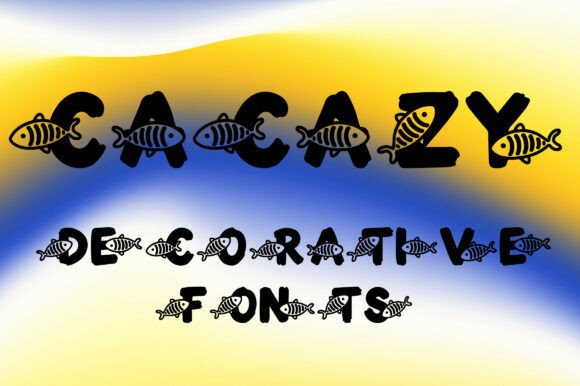 Cacazy: A Creative Font for Ocean-Inspired Design