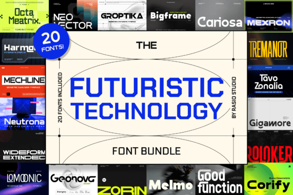 Futuristic Technology Bundle: A Designer's Toolkit for Modern Brands