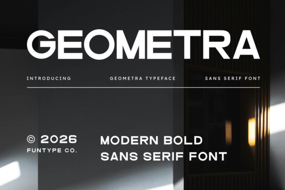 Geometra: The Modern Sans Serif for Bold Branding