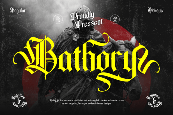 Introducing Bathory: A Typeface Forged in Shadow