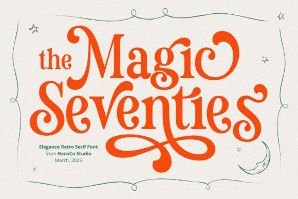 Magic Seventie: A Retro Serif for Modern Branding