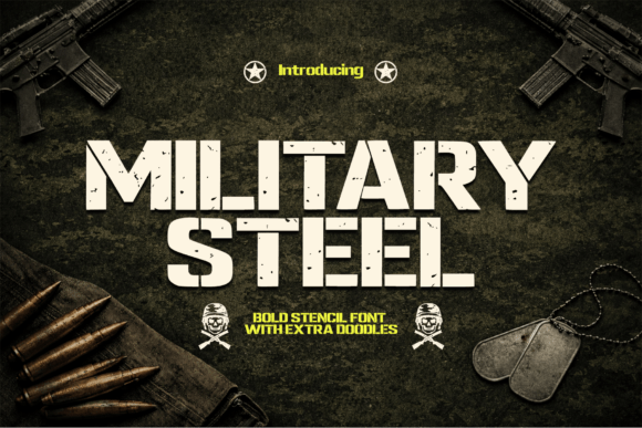 Military Steel: A Font with Unyielding Character
