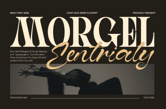 Morgel Eentrialy: Marrying Serif Tradition with Script Modernity