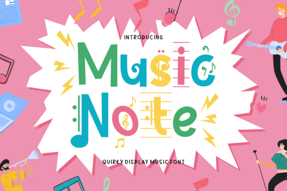 Music Note Font: A Whimsical Typeface for Creative Design