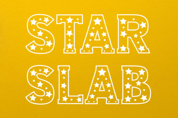 Star Slab: A Bold Font for Designs That Dazzle