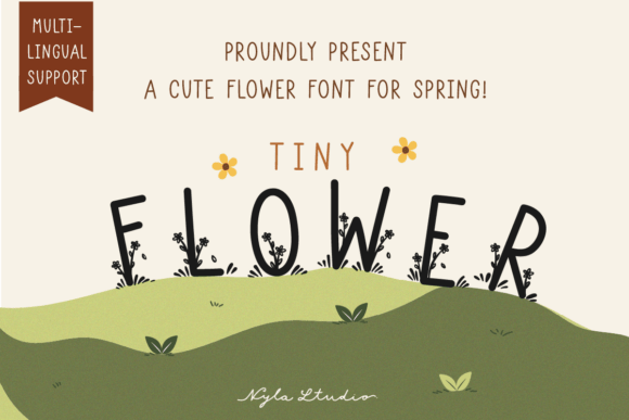 Tiny Flowers: A Decorative Font for Fresh, Playful Design