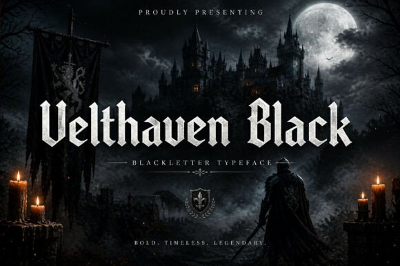 Velthaven Black: The Heavy-Duty Typeface for Epic Design